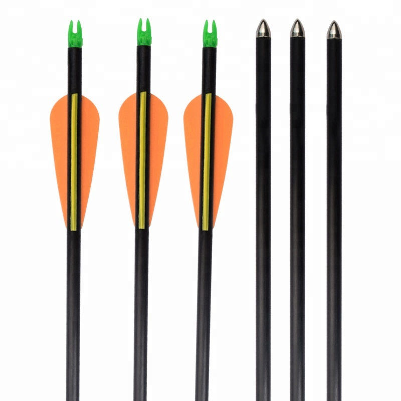 Elong Outdoor 111414 30inch ID6mm Fiberglas Shaft Arrow til Bueskydning Udendørs Sports Skydning