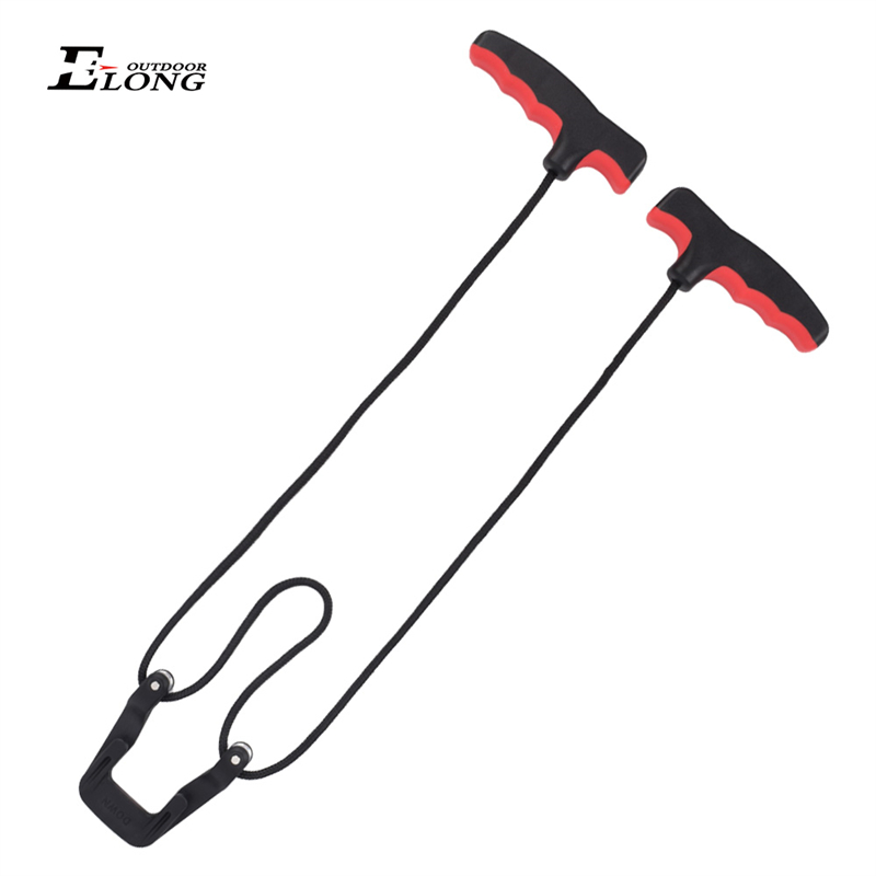 Nika bueskydning 454002-06 Crossbows reb Double Handle Crossbows Rope Cocker Aid Cocking String Tool