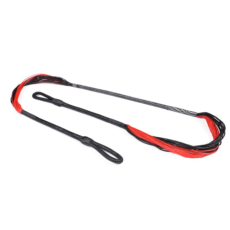 Elong Outdoor 280110-01 26.6inch 28 Strands Crossbow String Red Black Egnet til over 150 kg Recurve Astbue