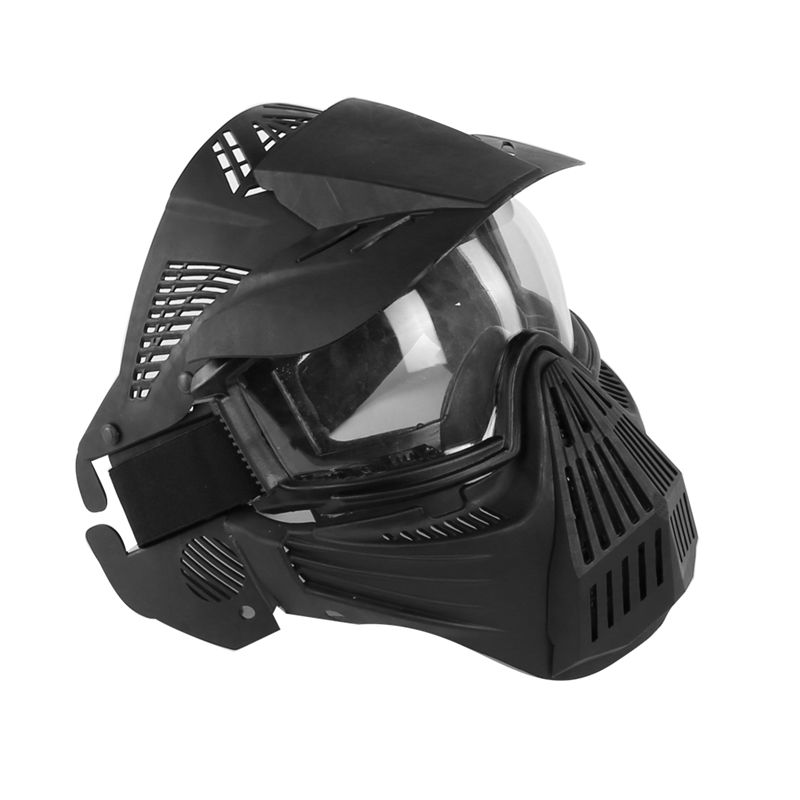 Elong Outdoor 44ma58-Bk Airsoft Mask CS Game Tactical Masks Full Face Airsoft Beskyt ansigtsbeskyttelse